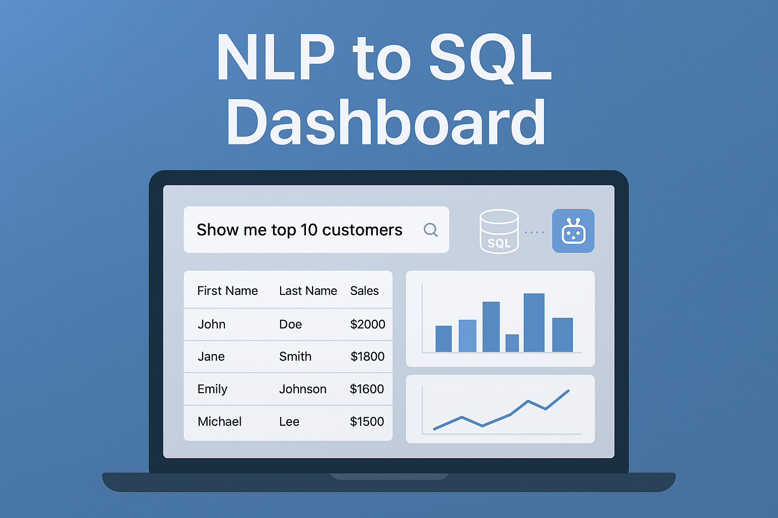 NLP to SQL Dashboard